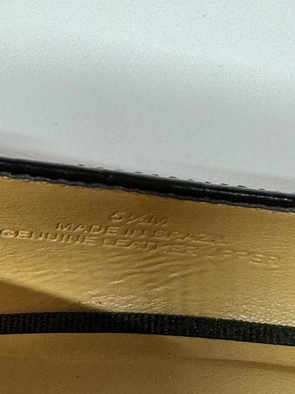 Talbots Black Croc Embossed Pointed Toe Kitten Heels Pumps S 5.5M Classic - Picture 10 of 11